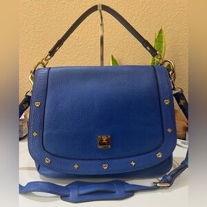MCM BLUE 2WAY BAG